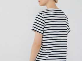 Футболка в морском стиле, Белый