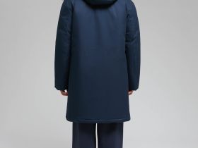 Длинный пуховик с натуральным пухом