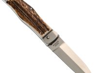 Выкидной нож Mikov Predator, сталь 420, рукоять рог оленя