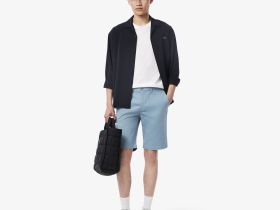 Мужские шорты Lacoste из эластичного органического хлопка