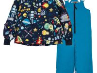 Комплект текстильный с полиуретановым покрытием для мальчиков: куртка, полукомбинезон