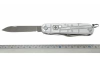 Нож перочинный Victorinox Spartan SilverTech, сталь X55CrMo14, рукоять Cellidor®, серый, 12 функций, 91мм