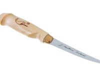 Филейный нож, Rapala, FNF4, нержавеющая сталь, кожаный чехол