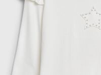 Лонгслив для девочек, Белый