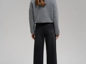 Укороченные джинсы прямого кроя