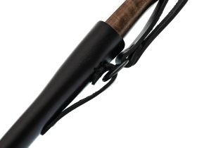 Охотничий нож КМЕТЬ Воронёнок, порошковая сталь M390, рукоять стабилизированная карельская береза