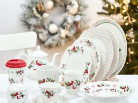 Тарелка Christmas birds IV