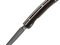 Складной нож Аляска, сталь дамаск, коллекционный фолдер, рукоять венге