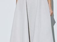 Юбка миди А-силуэта, Бежевый