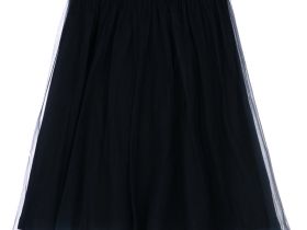 Юбка с верхом из сетки