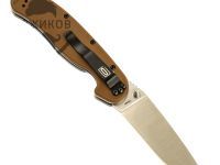 Нож складной Ontario RAT-1, сталь Aus-8, Satin, рукоять термопластик GRN, brown