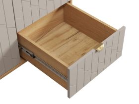 Распашной шкаф Монблан 2-93x215 Грань Латте