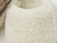 Тапочки шерстяные белые