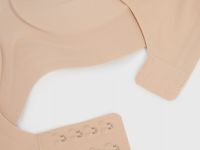 Бесшовный бюстгальтер с формованными чашками, Бежевый