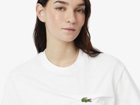 Женская футболка Lacoste из органического хлопка