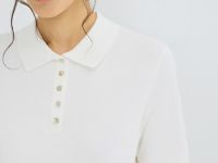 Джемпер с коротким рукавом, Белый