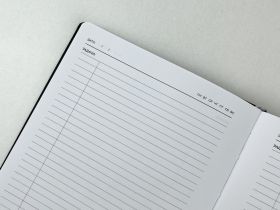 Чёрный ежедневник Remarklee Minimalism А5