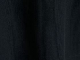 Лонгслив в рубчик, Черный