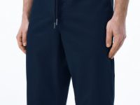 Брюки с эластичным поясом, Синий