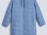 Пуховое пальто с капюшоном