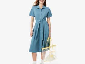 Женское платье Lacoste из хлопка