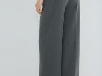 Прямые брюки со стрелками, Серый