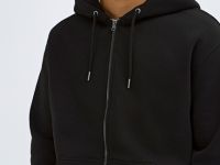 Базовая толстовка на молнии, Черный