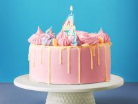 Свеча для торта с держателем MESHU "Цифра 4", 8,5 см, блистер