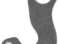 Держатель заднего переключателя &quot;петух&quot; Meta №135 фрезерованный (серебристый)