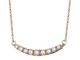 Колье из желтого золота с бриллиантами э0301кл09168700