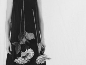 Платье А-силуэта из лиоцелла, Черный