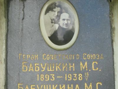 Урна Бабушкина Михаила Сергеевича (1893-1938)
