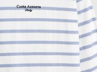 Лонгслив в полоску, Голубой