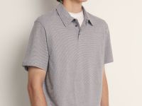 Поло прямого силуэта в полоску