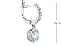 Серьги из белого золота э4712сг12231252_white