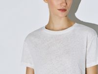 Футболка изо льна и хлопка, Бежевый