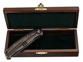 Подарочная шкатулка для складного ножа, бук