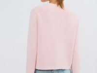 Укороченный кардиган, Розовый