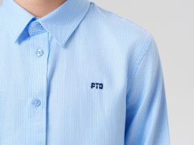 Сорочка текстильная для мальчиков (regular fit)