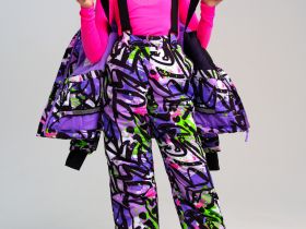 Комплект текстильный с полиуретановым покрытием для девочек: куртка, брюки