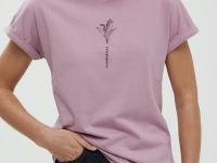 Футболка с круглым вырезом