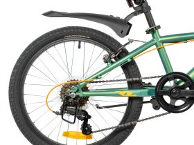 Детский велосипед Foxx Differ 20 V, год 2026, цвет Зеленый