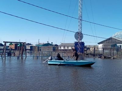 У села Походск начал снижаться уровень воды