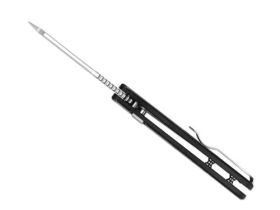 Складной нож Kizer C01C 2.9 BS, сталь Nitro-V, рукоять микарта, черный