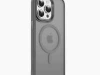 Чехол-накладка Mosbros Mag Comfortable для Apple iPhone 16 Pro Max пластиковый прозрачный (серая рамка)