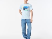 Мужская хлопковая футболка Lacoste