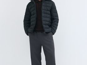 Утеплённая лёгкая куртка, Синий