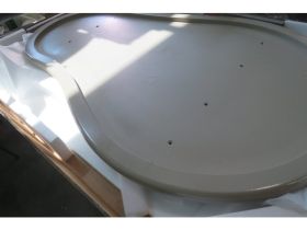 Журнальный стол Ролинс Бежевый Глянец