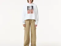 Женская флисовая толстовка Lacoste OVERSIZED