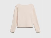 Лонгслив для девочек, Бежевый